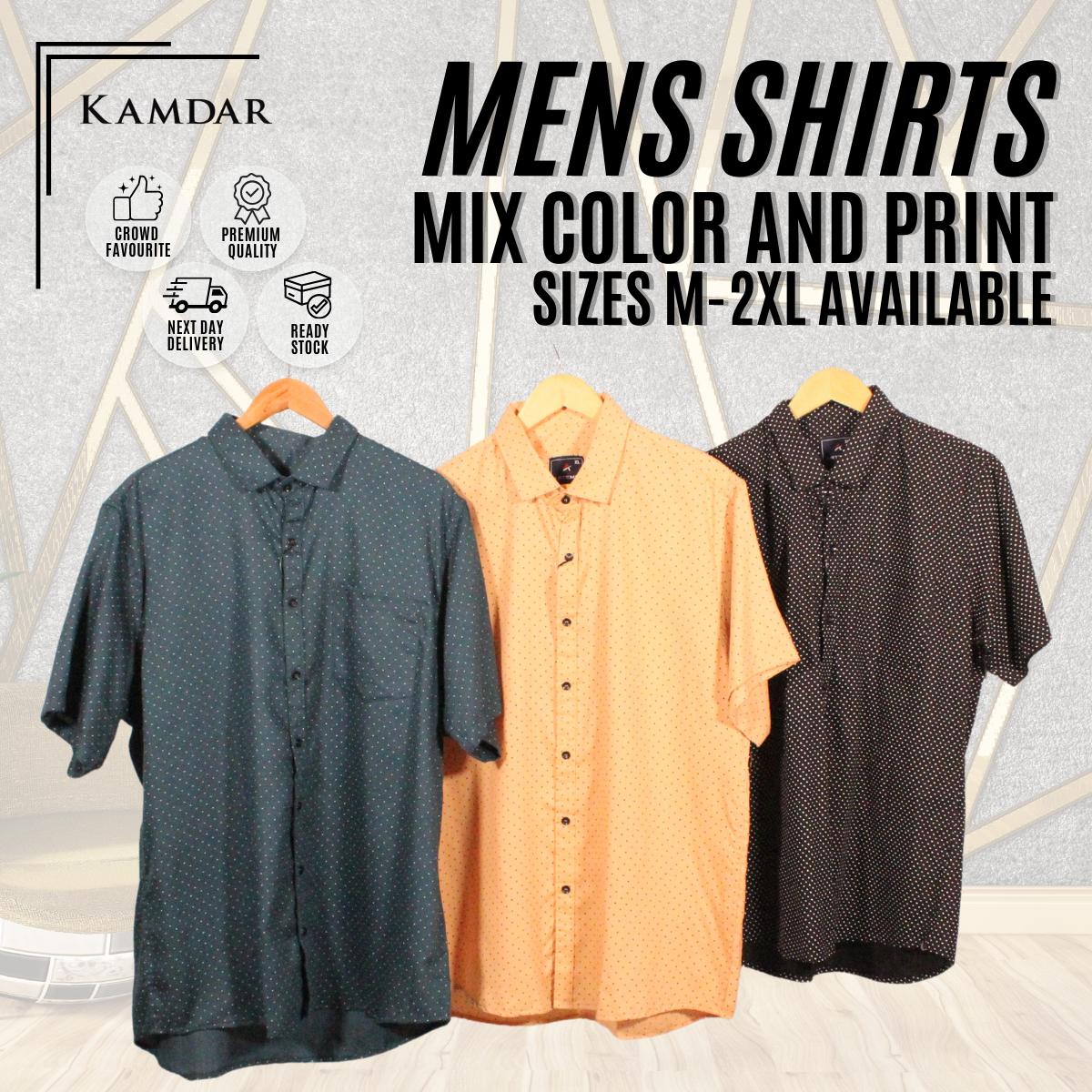 Men Short Sleeve Printed Shirt
