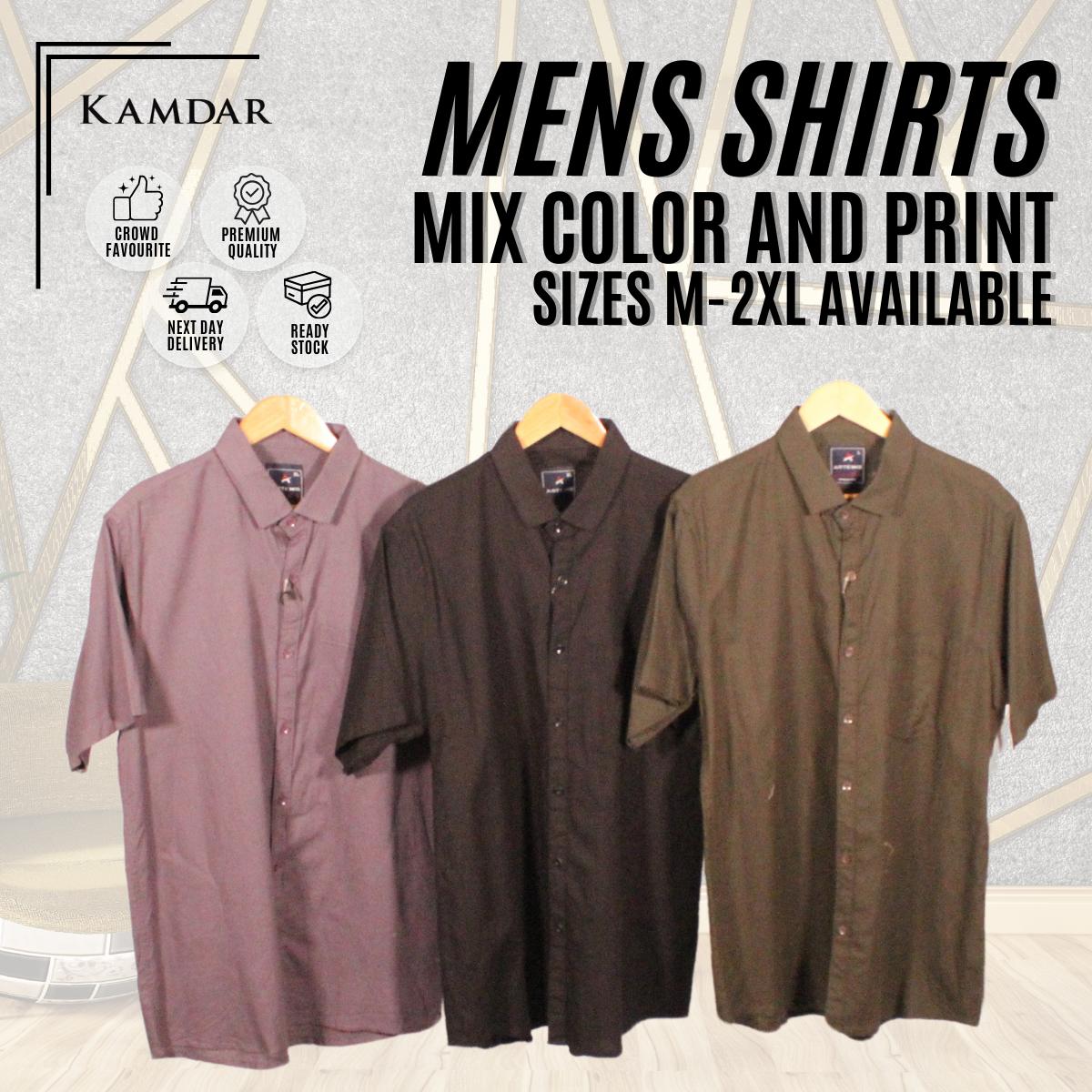 Men Short Sleeve Printed Shirt