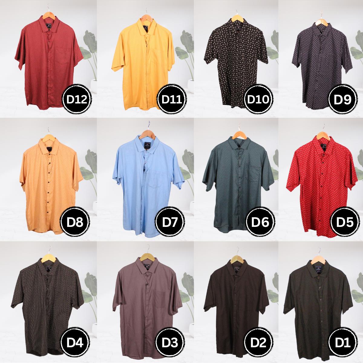 Men Short Sleeve Printed Shirt