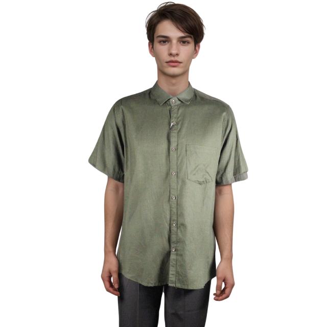 Men Short Sleeve Printed Shirt