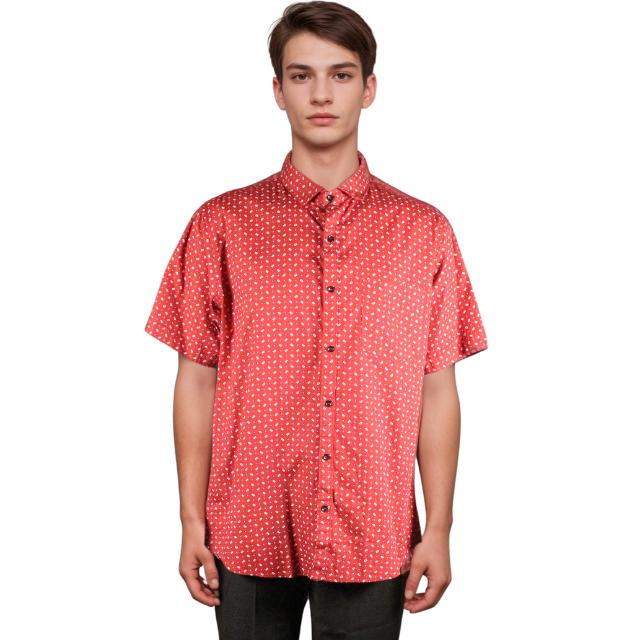 Men Short Sleeve Printed Shirt
