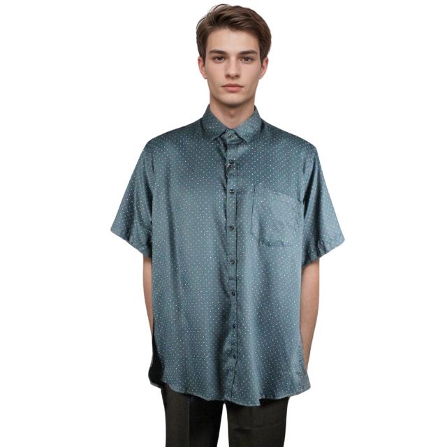 Men Short Sleeve Printed Shirt