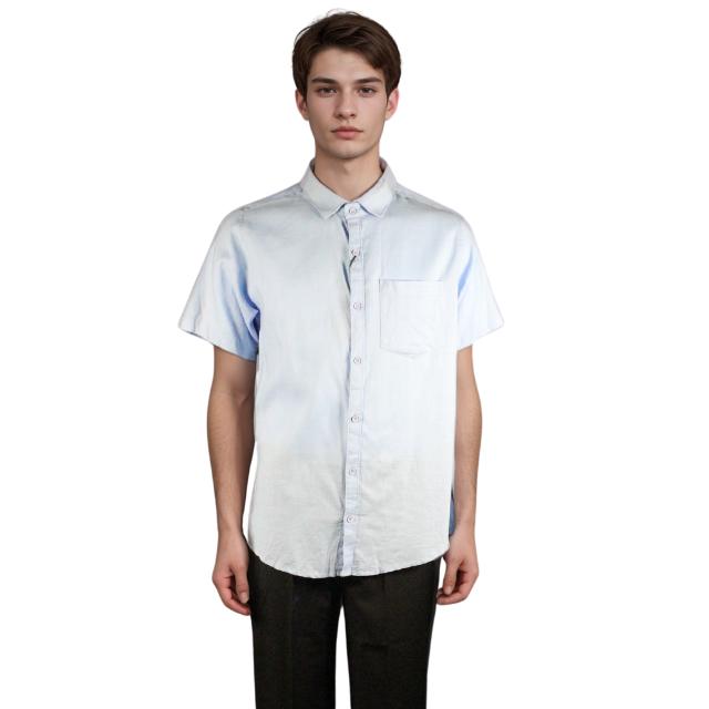 Men Short Sleeve Printed Shirt