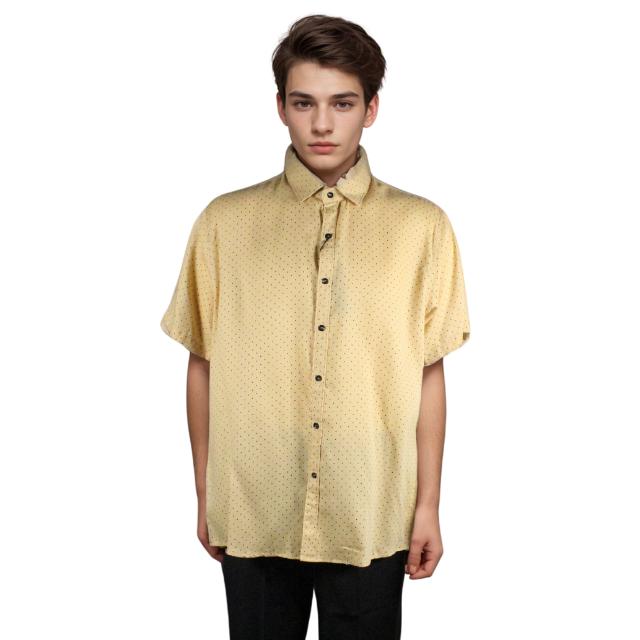 Men Short Sleeve Printed Shirt