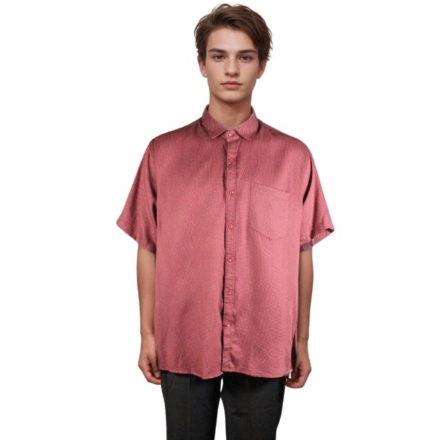 Men Short Sleeve Printed Shirt