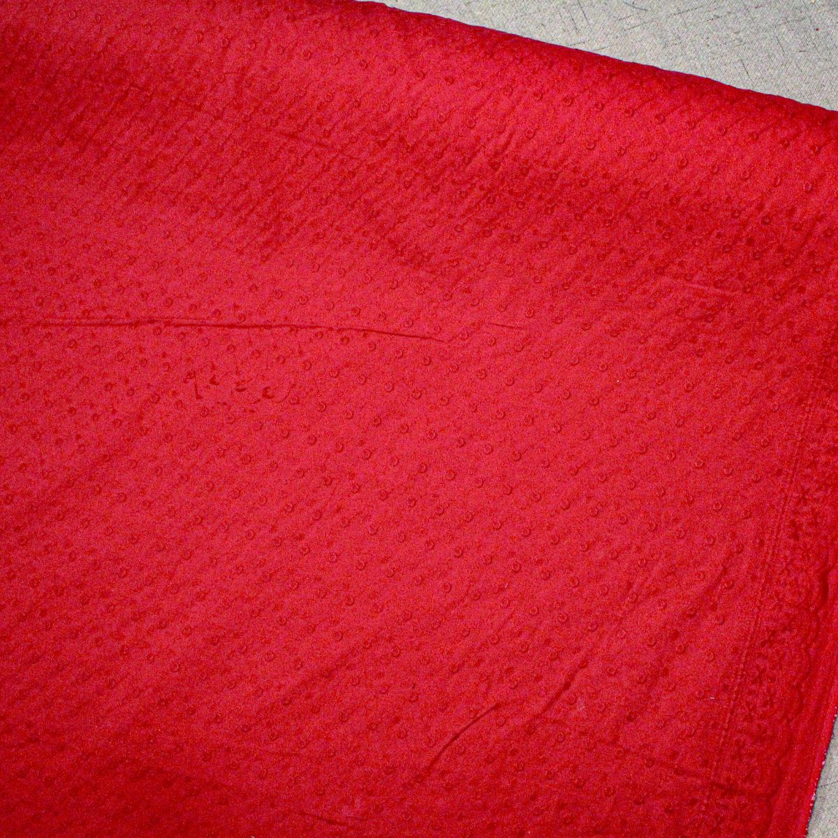 Polka Dot Pure Cotton Embroidery 44''