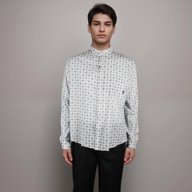 Men Long Sleeve Printed Shirt