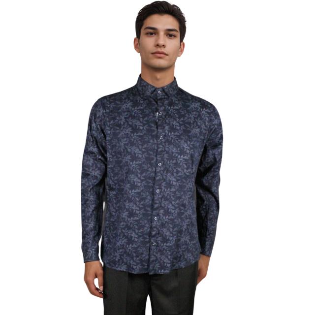 Men Long Sleeve Printed Shirt