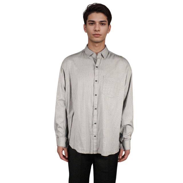 Men Long Sleeve Printed Shirt