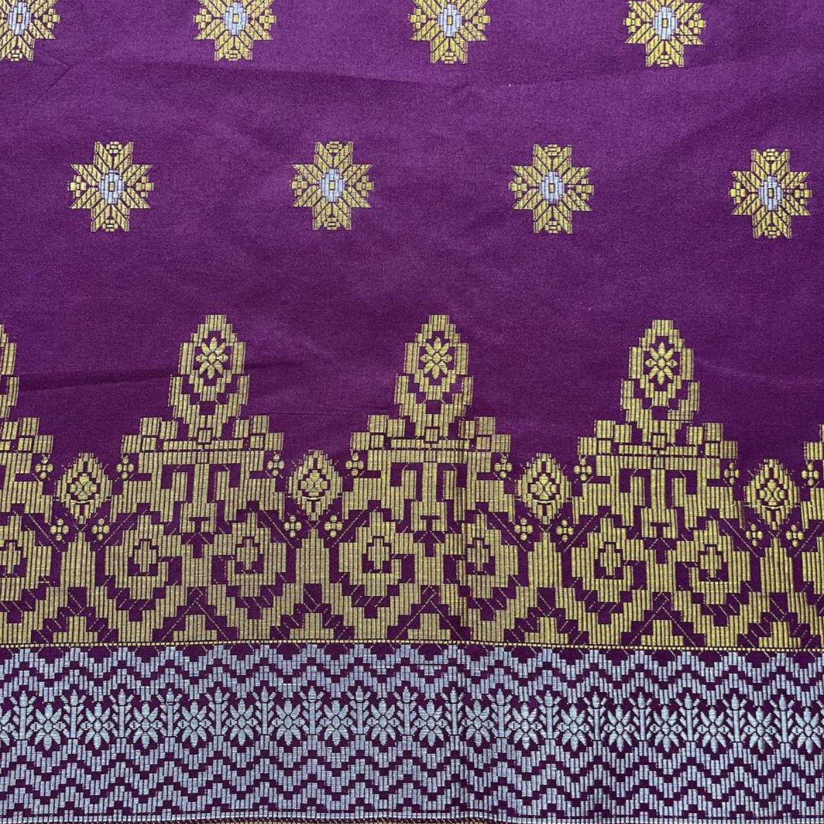 Bunga Tabur Songket and Mix Cotton Embroidery Combo Set