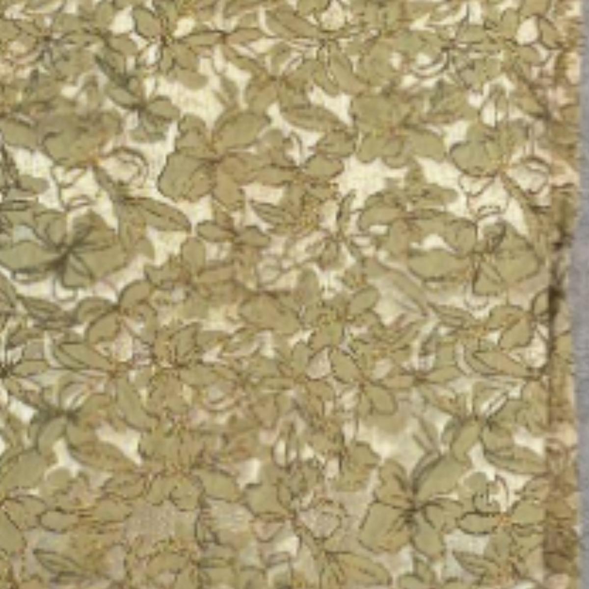 Abigail Floral Jacquard Brocade with Plain Dupion Combo Set