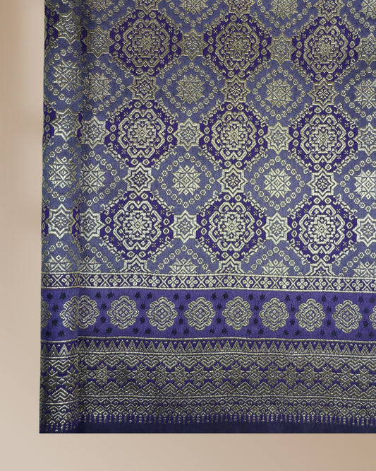 Bayu Kayangan 2 Tone Metallic Songket 44"