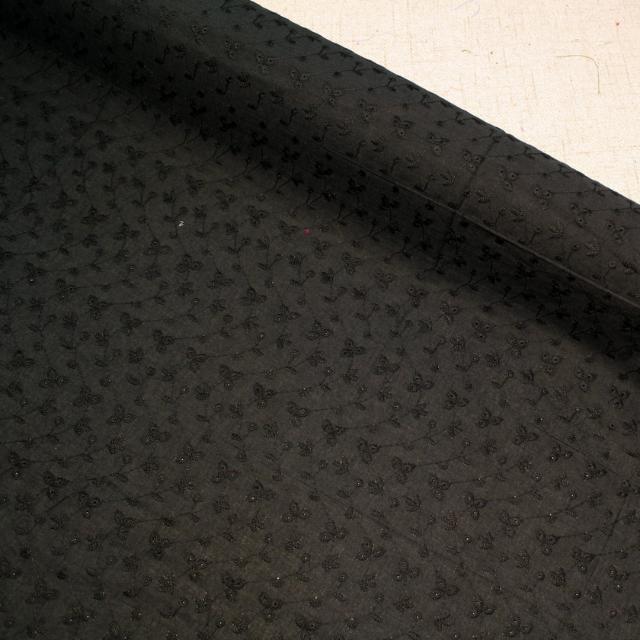 Flying Flower Cotton Embroidery 44"