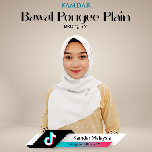 Elvia Pongee Plain Bawal 44"