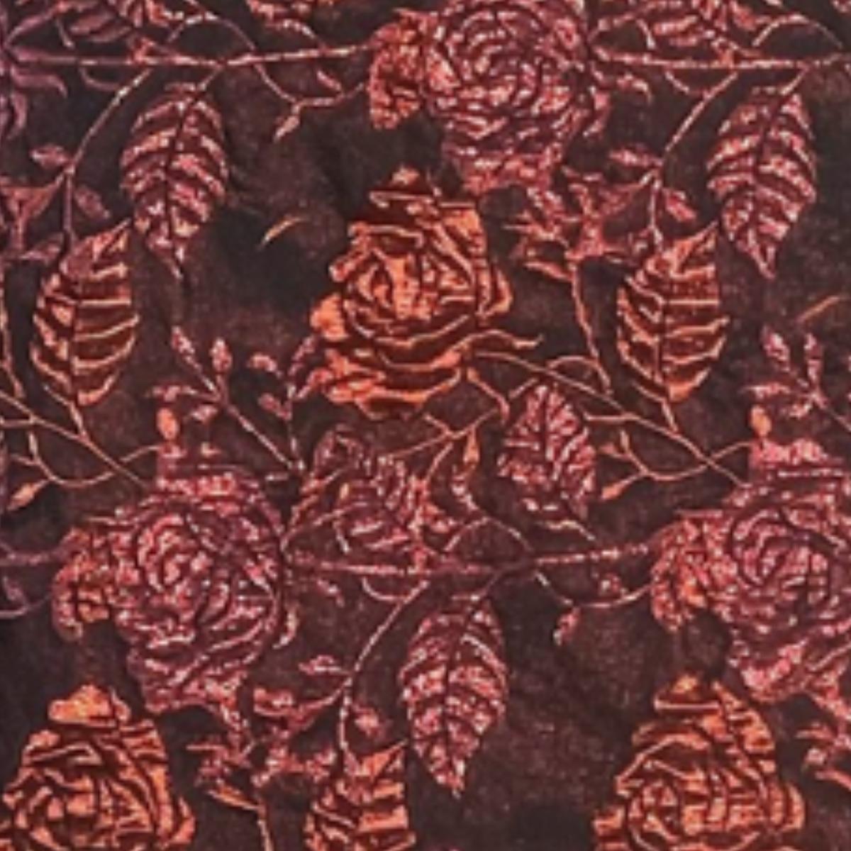 Larosa Floral Brocade Jacquard with Walter Italian Plain Satin Combo Set