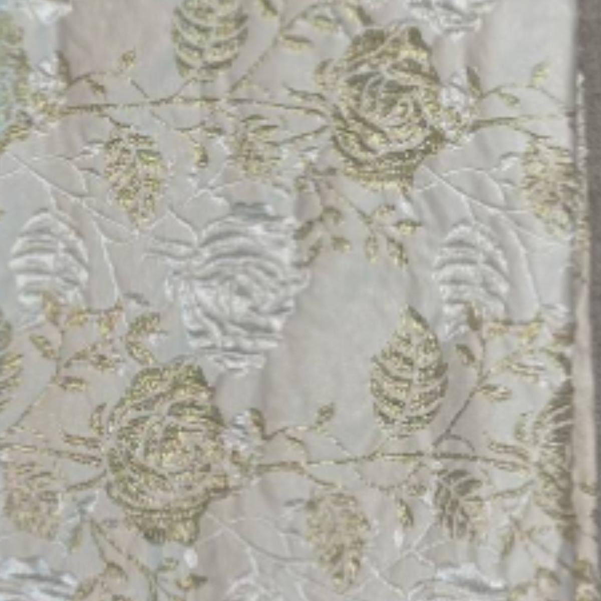 Larosa Floral Brocade Jacquard with Walter Italian Plain Satin Combo Set