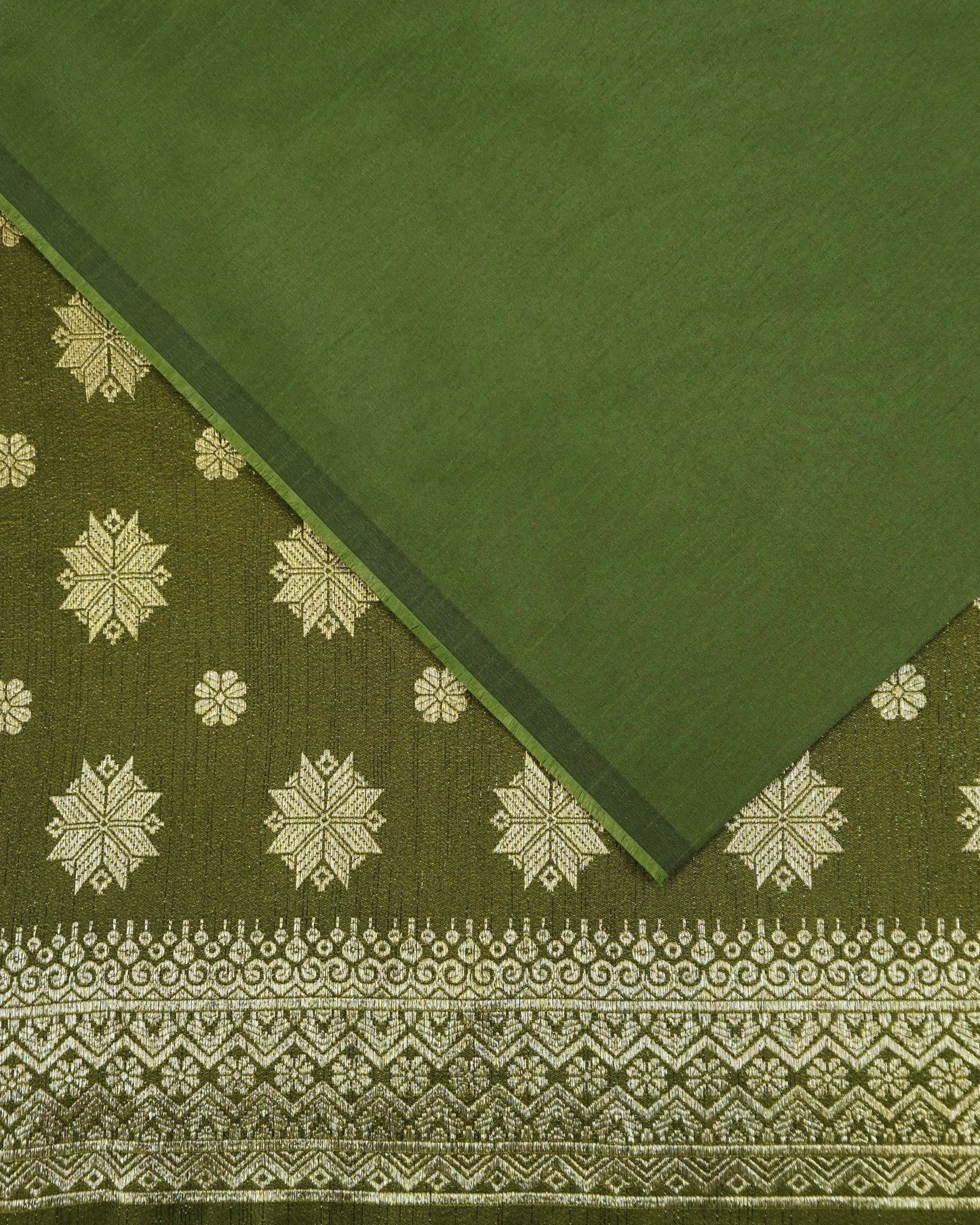 Gold Songket with Shantung Combo Set