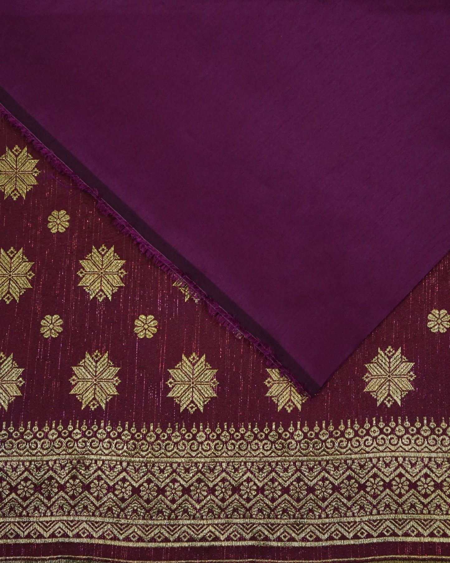 Gold Songket with Shantung Combo Set