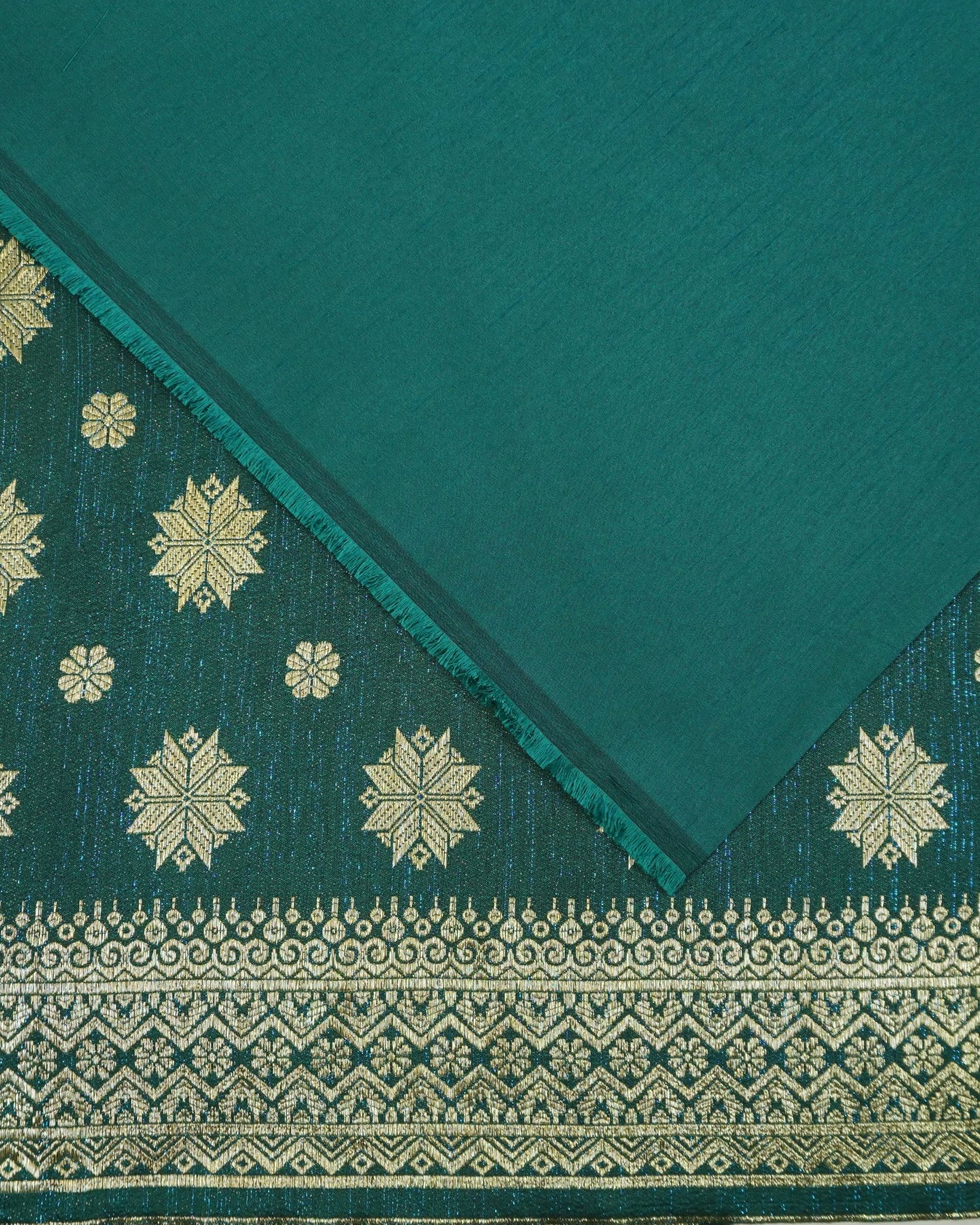 Gold Songket with Shantung Combo Set