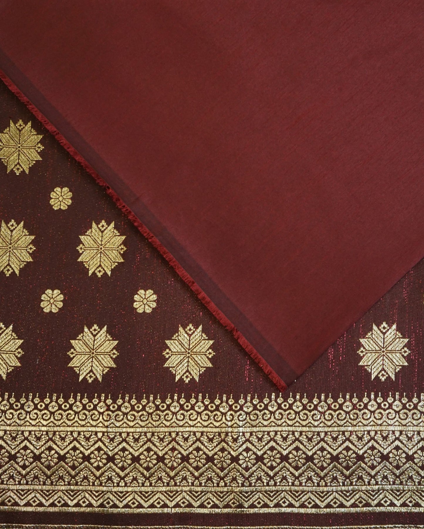 Gold Songket with Shantung Combo Set