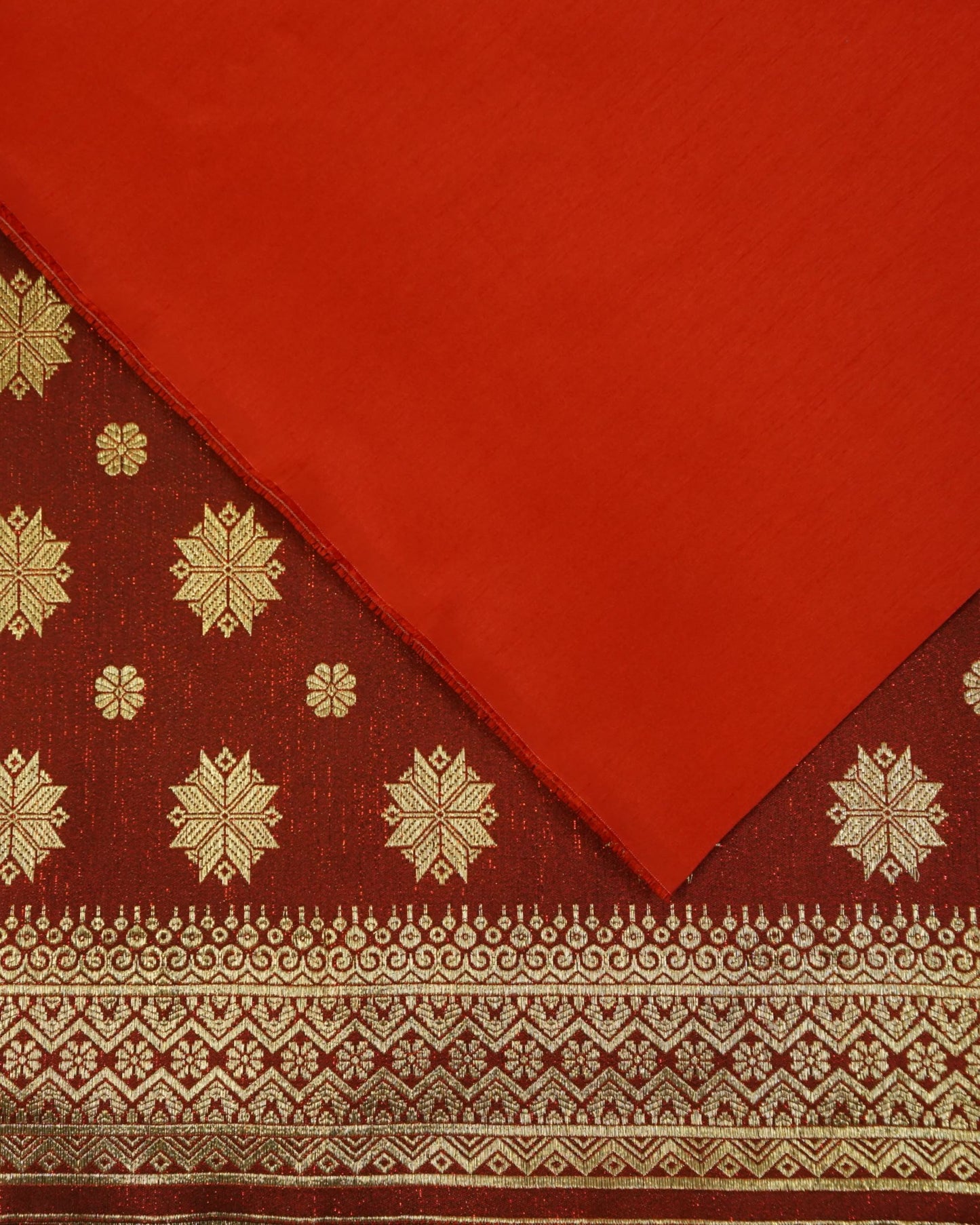 Gold Songket with Shantung Combo Set