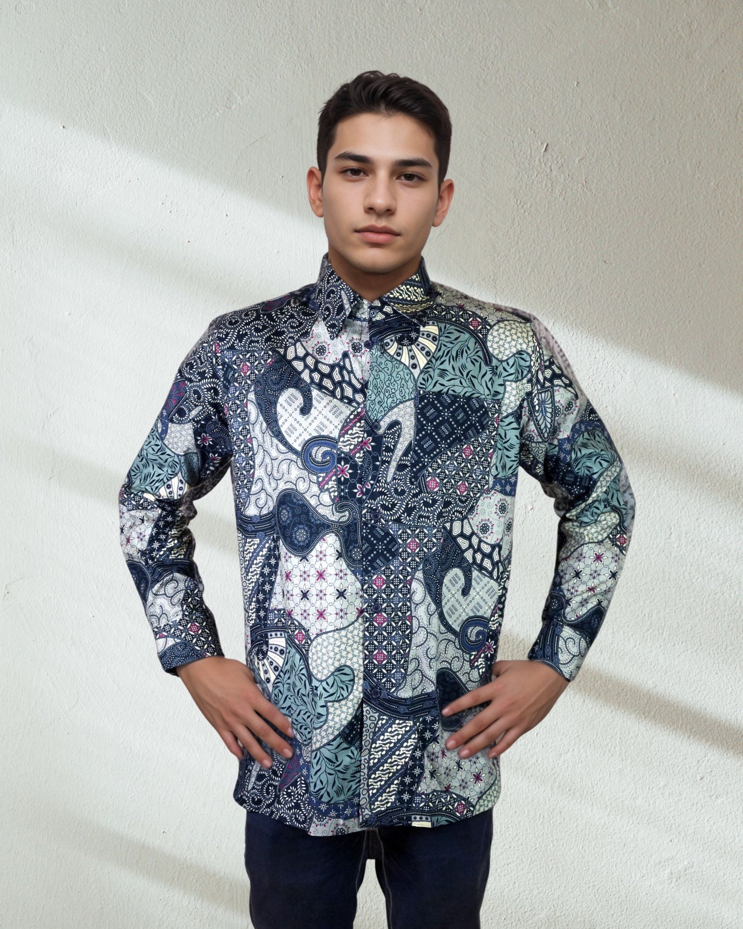 Dewi Nusantara Kemeja Batik Long Sleeve - Regular Fit