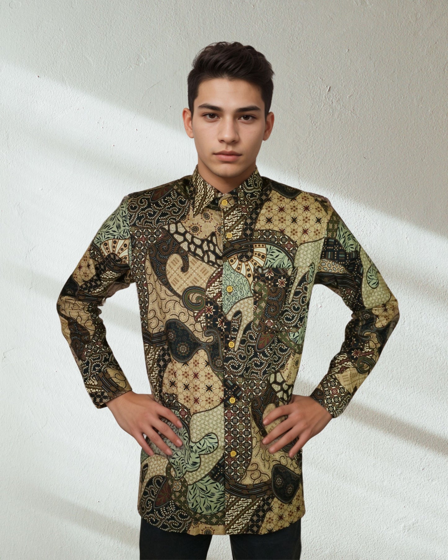 Dewi Nusantara Kemeja Batik Long Sleeve - Regular Fit