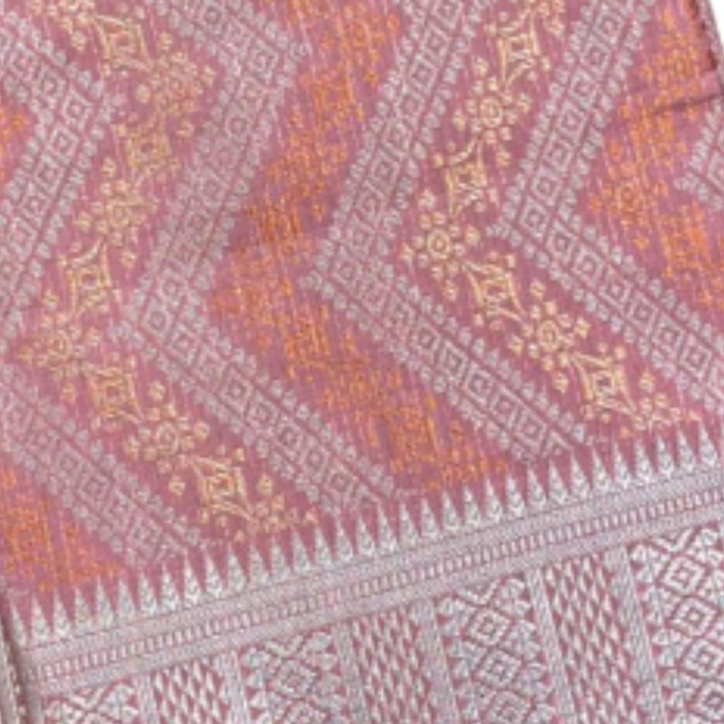 Combo Set Cotton Embroidery with Songket Multicolor