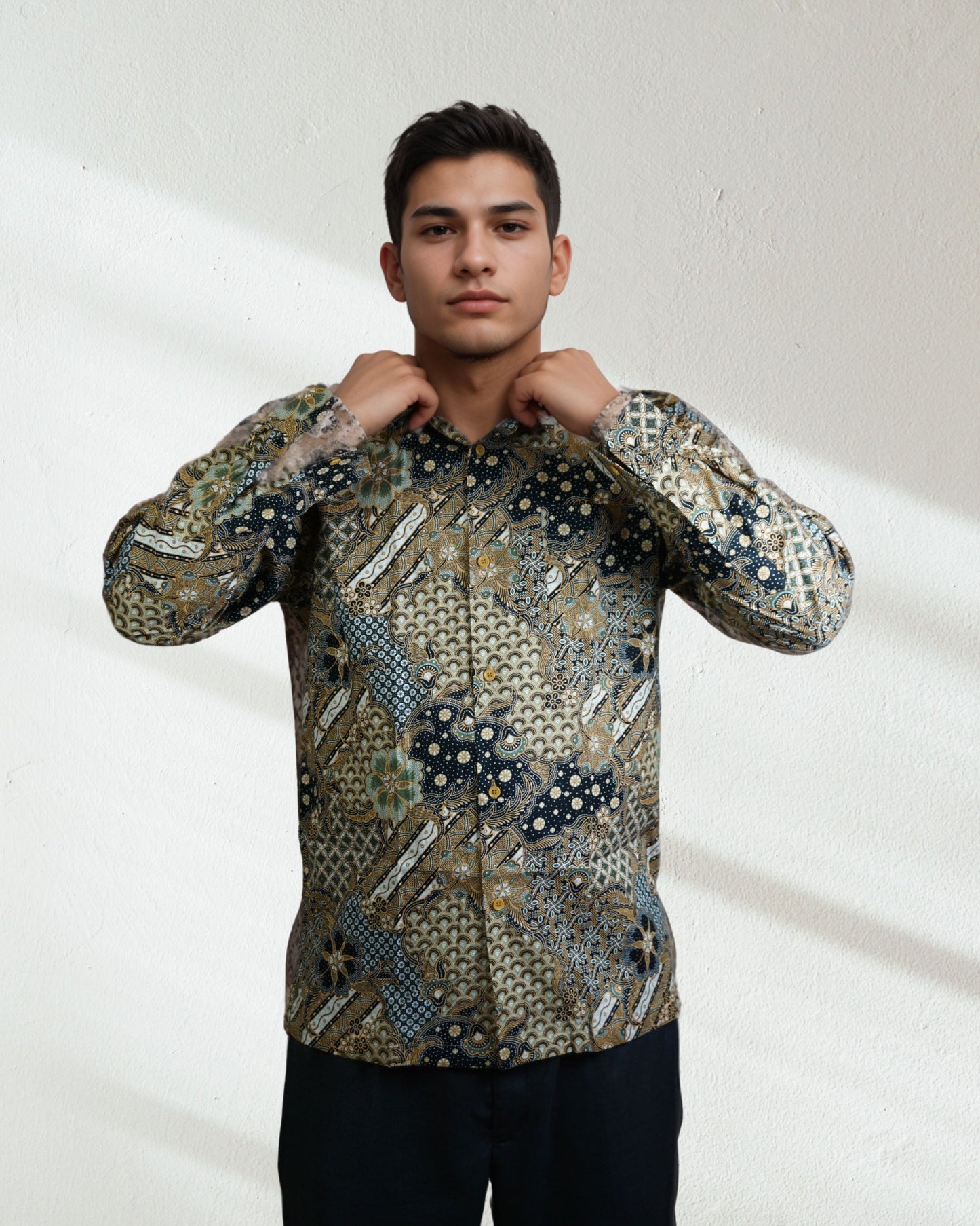 Baju Batik Cotton Dewi Nusantara Long Sleeve