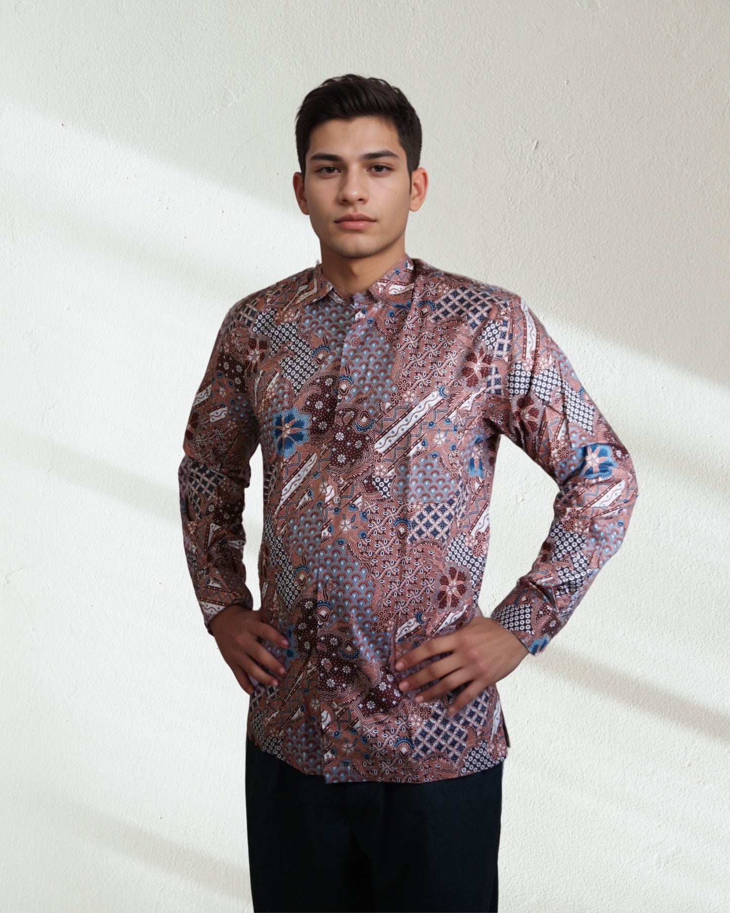 Baju Batik Cotton Dewi Nusantara Long Sleeve