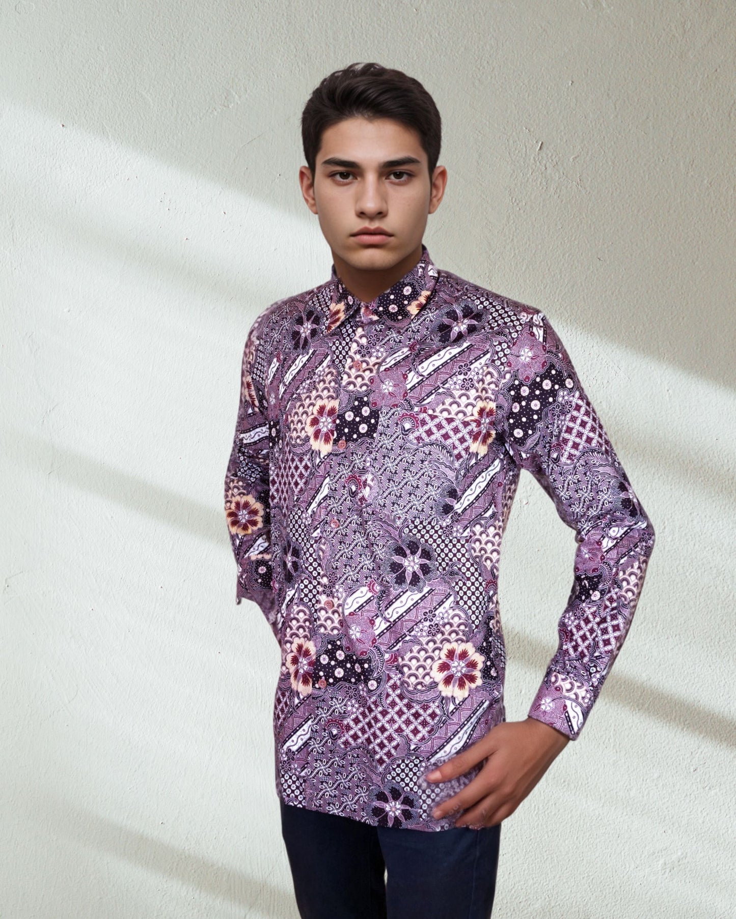 Baju Batik Cotton Dewi Nusantara Long Sleeve