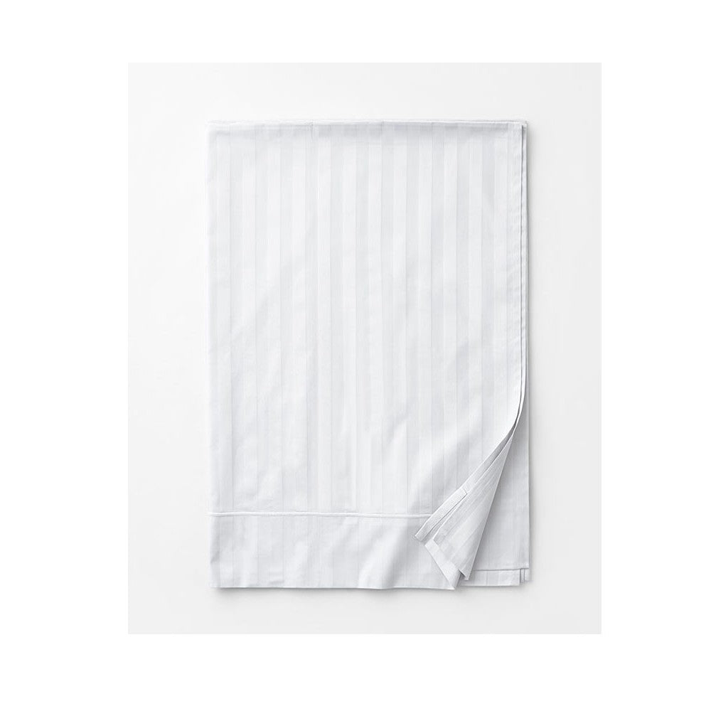 Flat Stripe Cotton Polyester Bedsheet