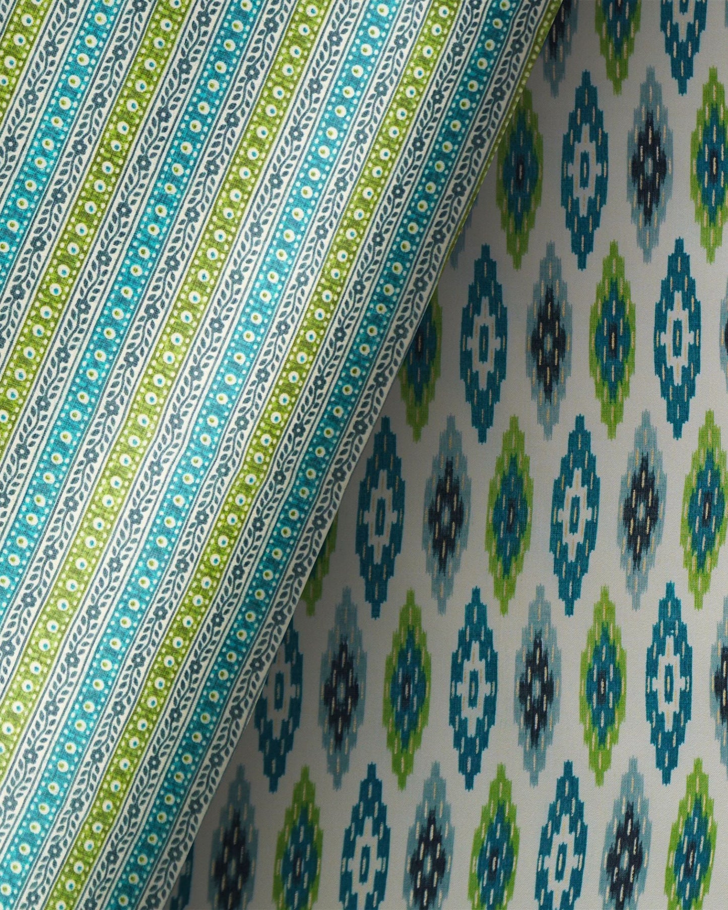 Smiley Rayon Capsule Slub Foil Prints Combo Set 44"