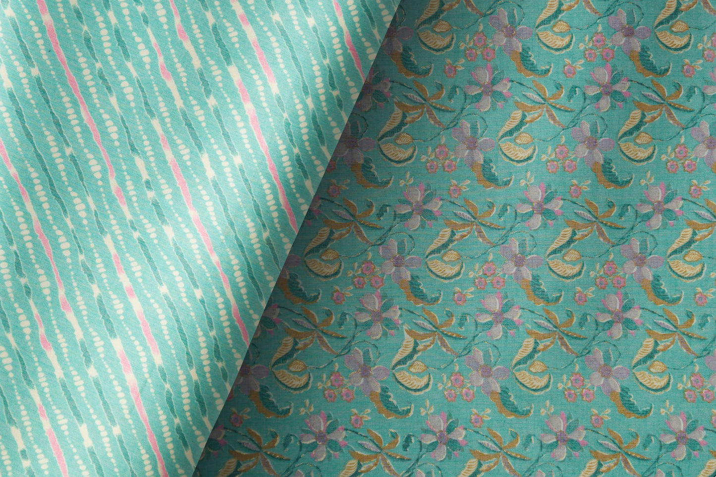 Suhani Capusel Slub Foil Prints Combo Sets 44"