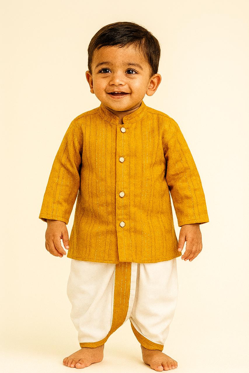 Kids Boy Dhoti Suits