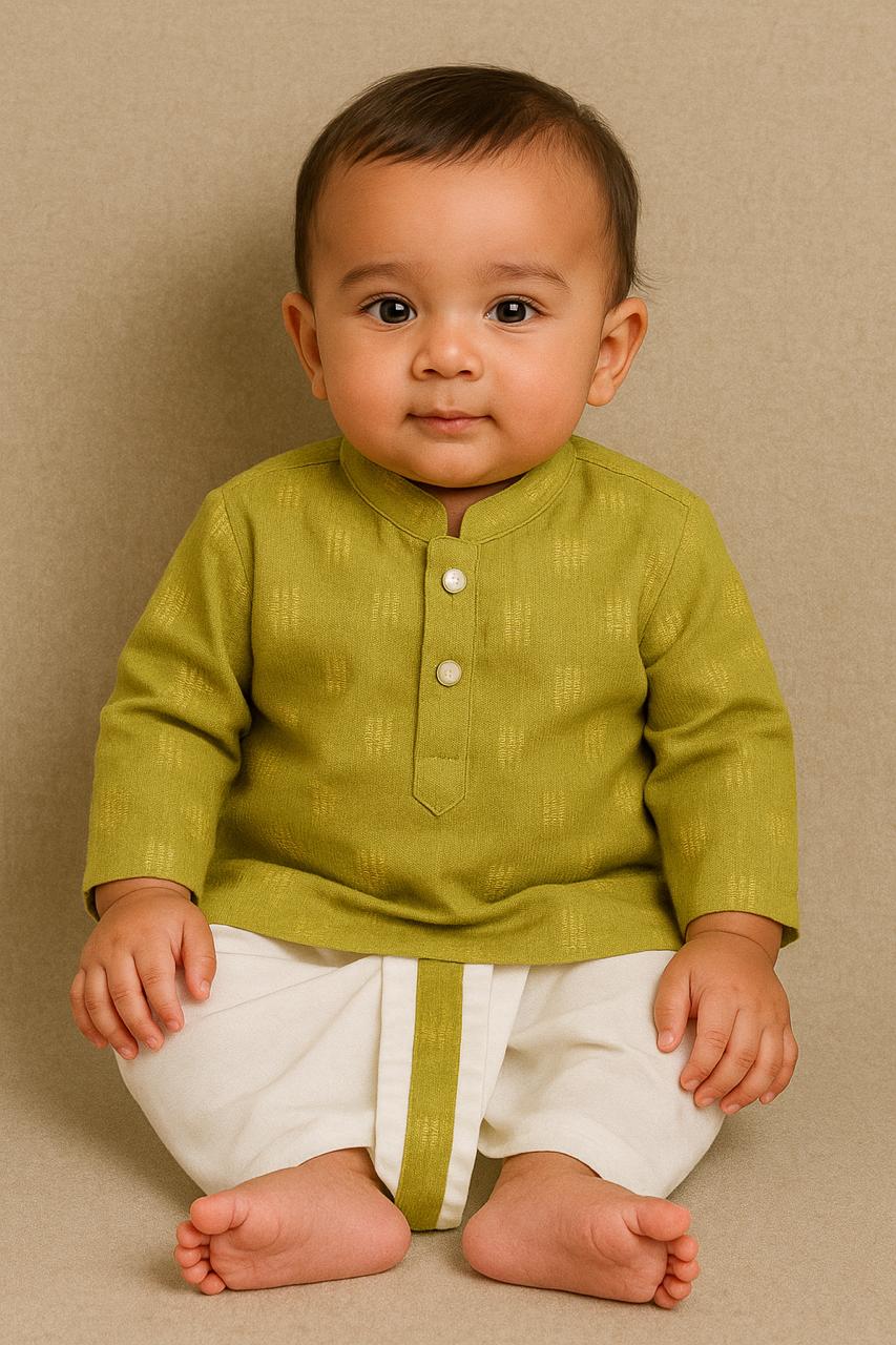 Kids Boy Dhoti Suit 3