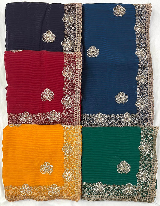 Satin D Saree