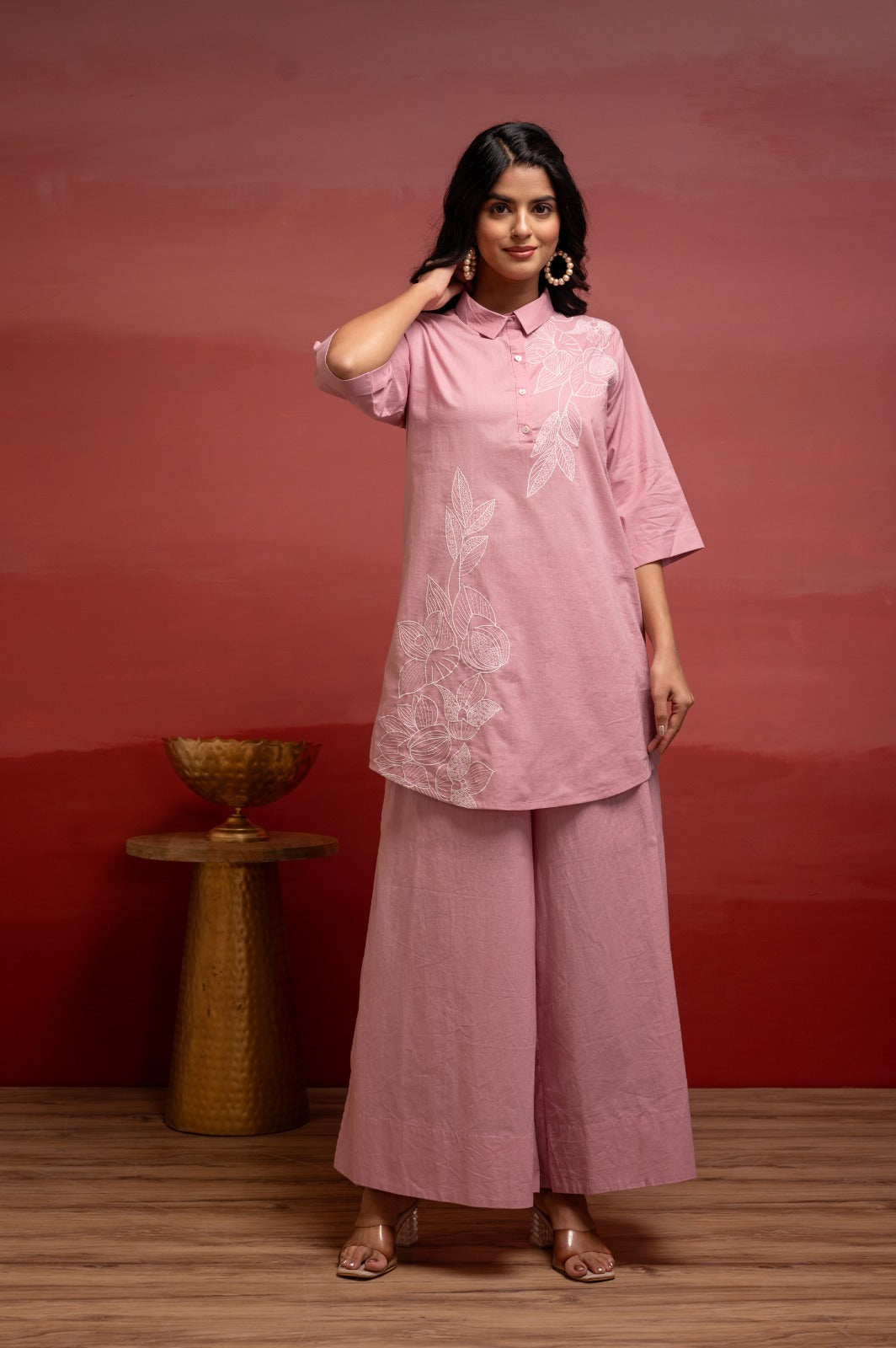 Fancy Embroidered Indo Ethnic Set Design 2