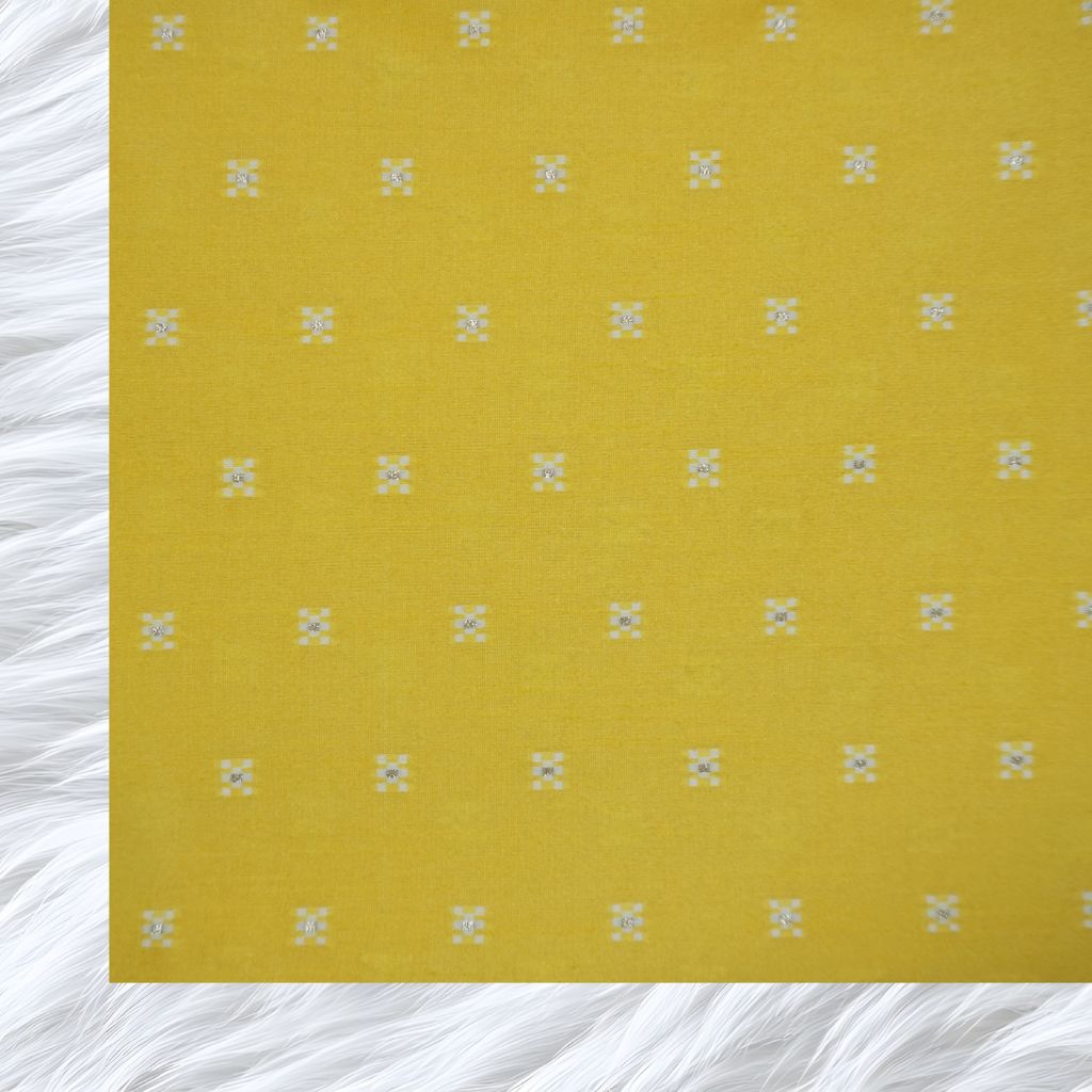 KAMDAR Tafetta Zalikha Dupion Zari Butti Bidang 56" Open Meter (Kain Ela) - Luxurious & Elegant