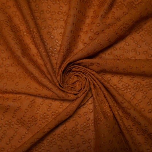 KAMDAR Cotton Cambric Embroidery Iris 60S Bidang 44" Open Meter (Kain Ela) - Texture & Timbul