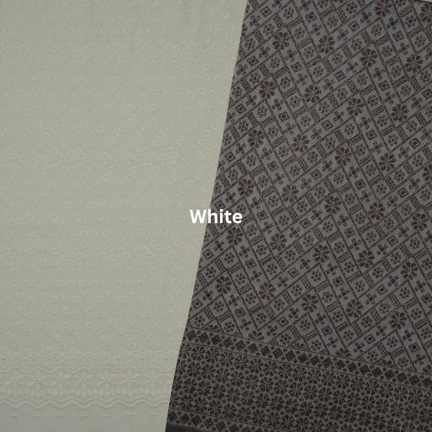 KAMDAR Songket Aidan Metallic Bidang 44" Open Meter (Kain Ela) - Ironless & Tak Jarang
