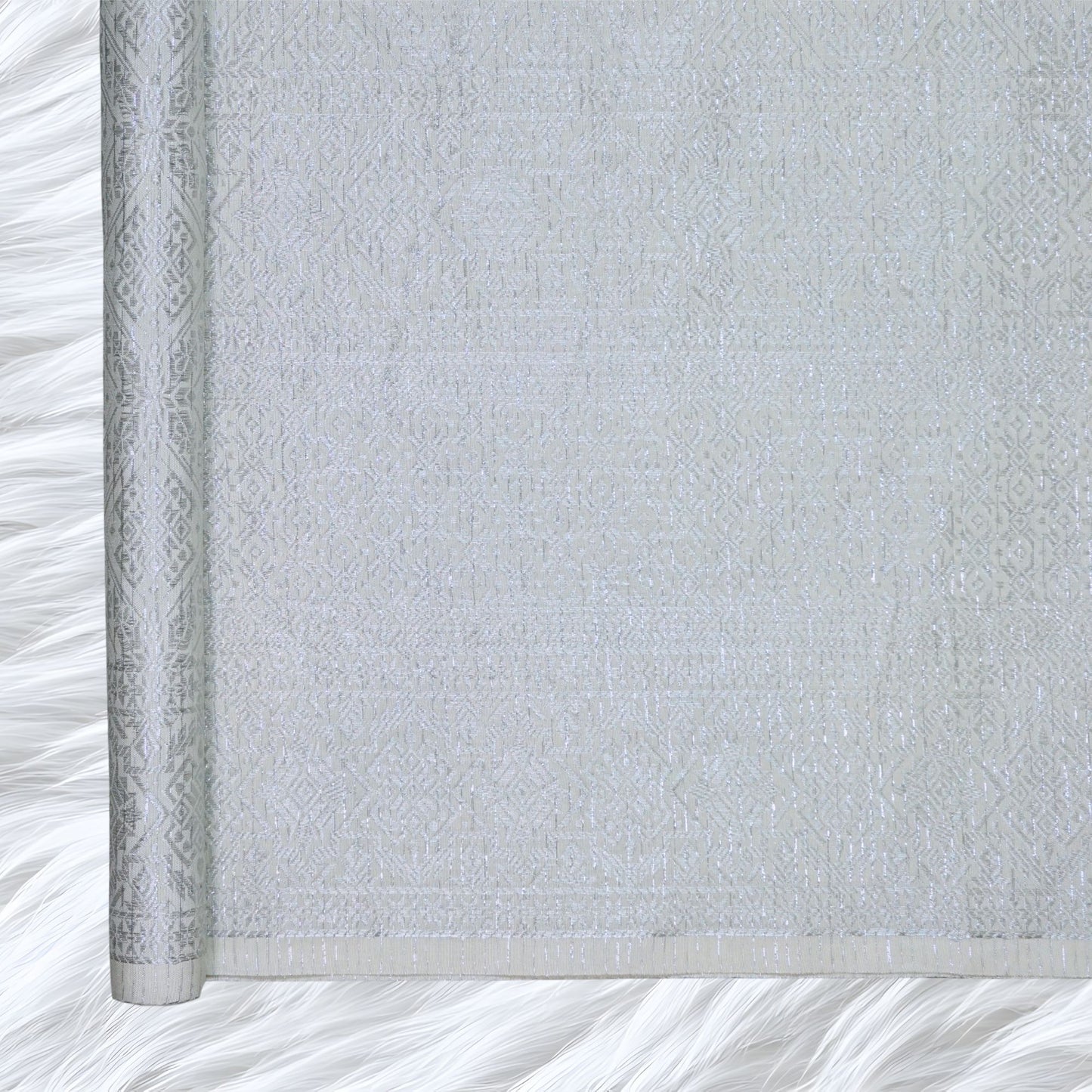 KAMDAR Songket Metallic Nuraya Thai Look Bidang 44" Open Meter (Kain Ela) - Ironless & Tak Jarang