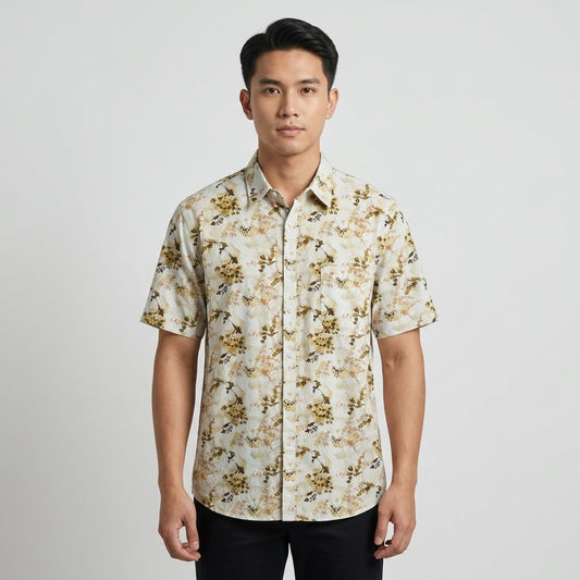 Aeron Satin Shirt – Short Sleeve