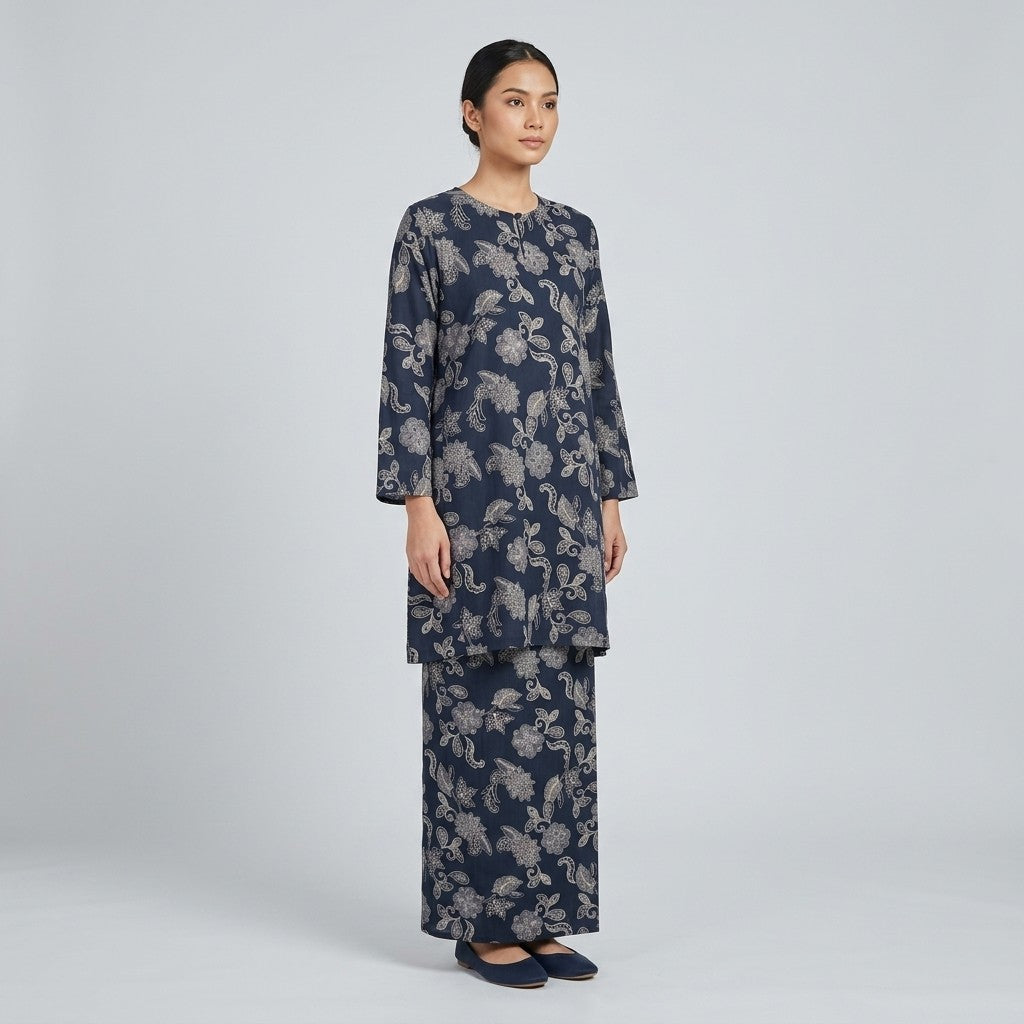 KAMDAR Melati Baju Kurung Pesak | Kurung Moden Selesa Mesra Wuduk | Raya & Kenduri | S-3XL