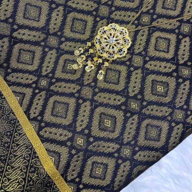 KAMDAR Open Meter Kain Songket Metallic Dayang Sari Bidang 44"