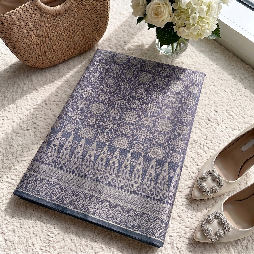 KAMDAR โ Gemilang Raya Songket Metallic Kain Pasang | Songket Mewah Berkilauan โ 2M/4M