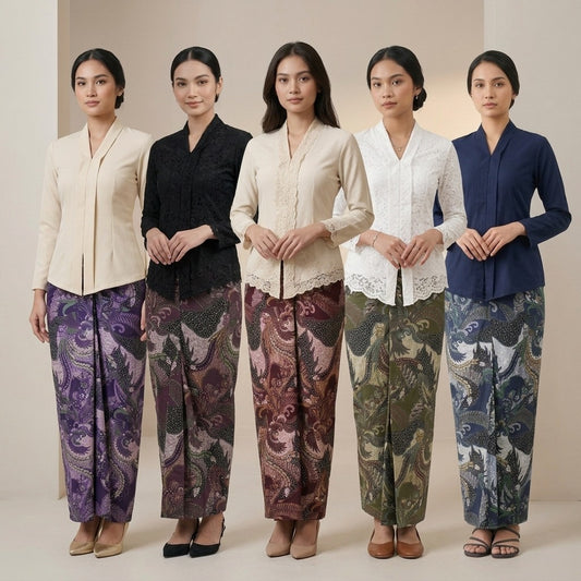 KAMDAR Aliah Instant Pario Skirt | Wrap Skirt Flowy Selesa Tanpa Lilit | Raya & Casual | Free Size