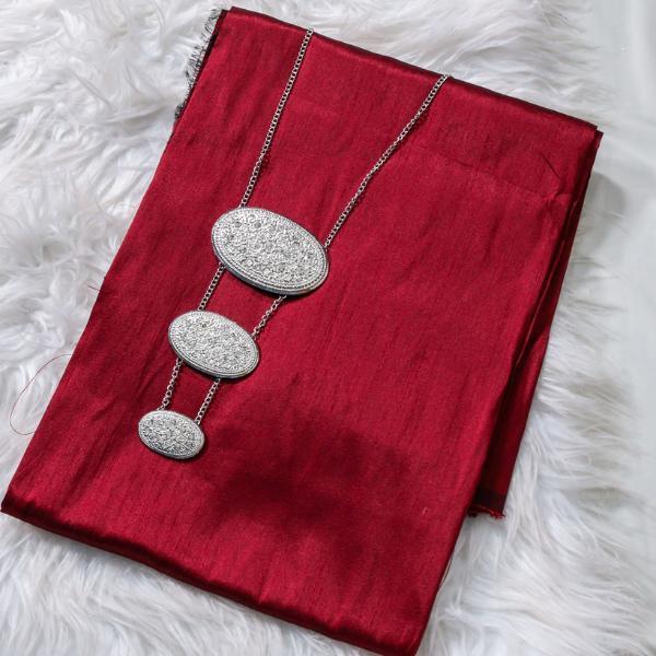 KAMDAR Open Meter Plain Shantung Silk Bidang 58"