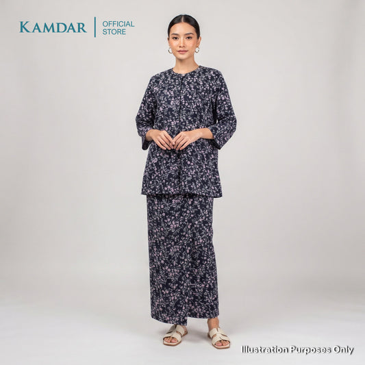 KAMDAR – Rosalina Cotton Poplin Prints Kain Pasang | Corak Bunga Premium | 2M / 4M