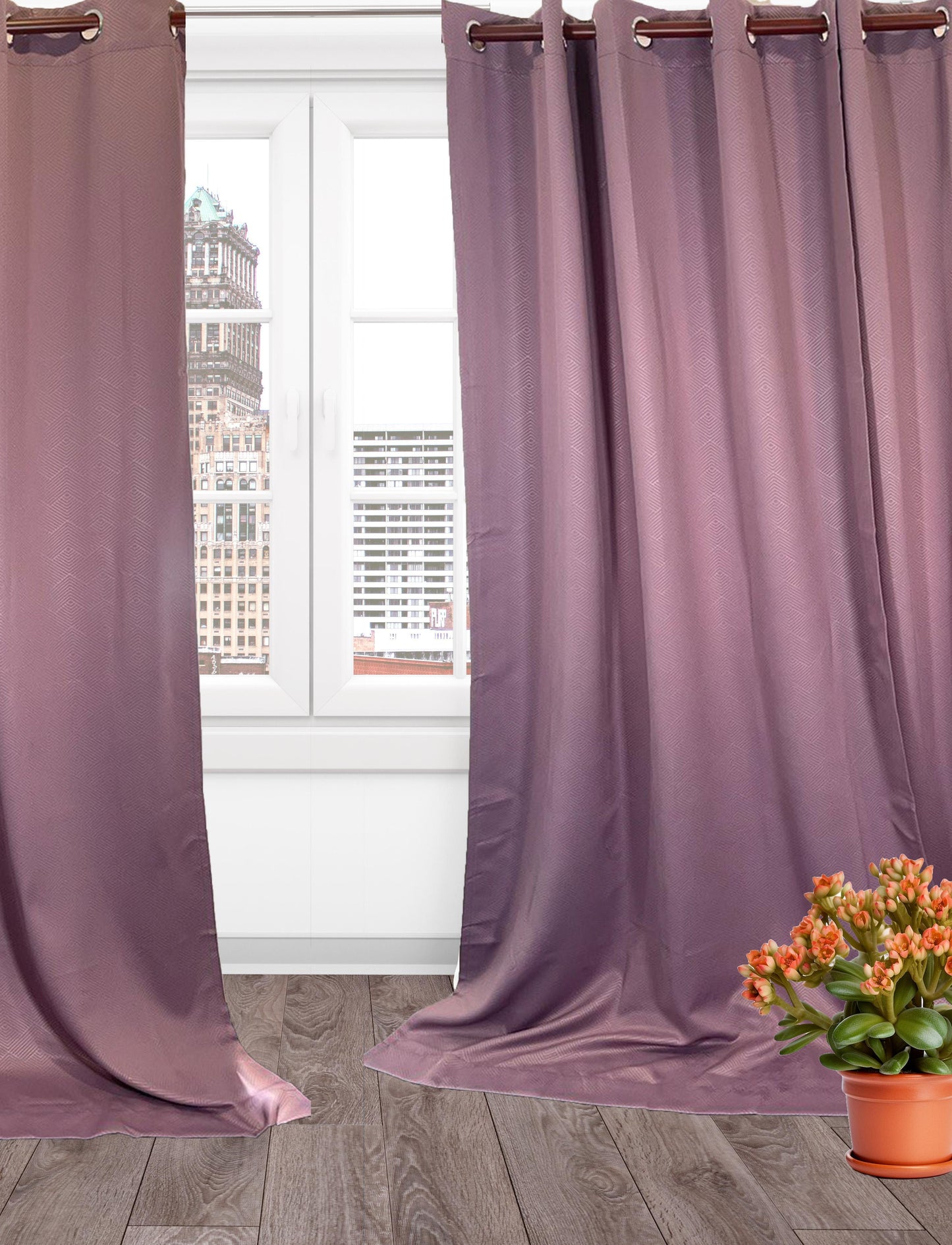 Ring Curtain Embossed Dimout